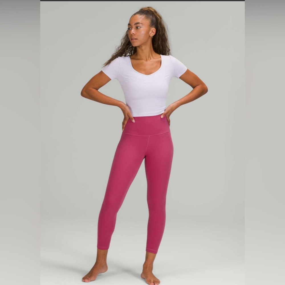 Lululemon Aligns in Pink Lychee 🩷🩷🩷🩷